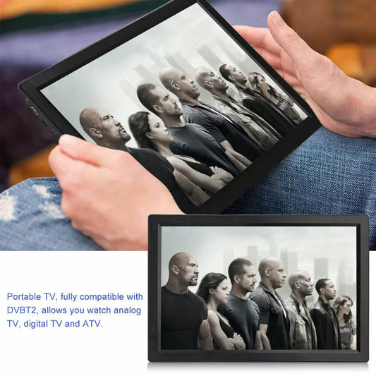 10inch Portable TV Digital Television Player 1080P HDMI Mini Car Television DVB-T/T2 ISDB-T Digital TV Support USB SD Card VGA