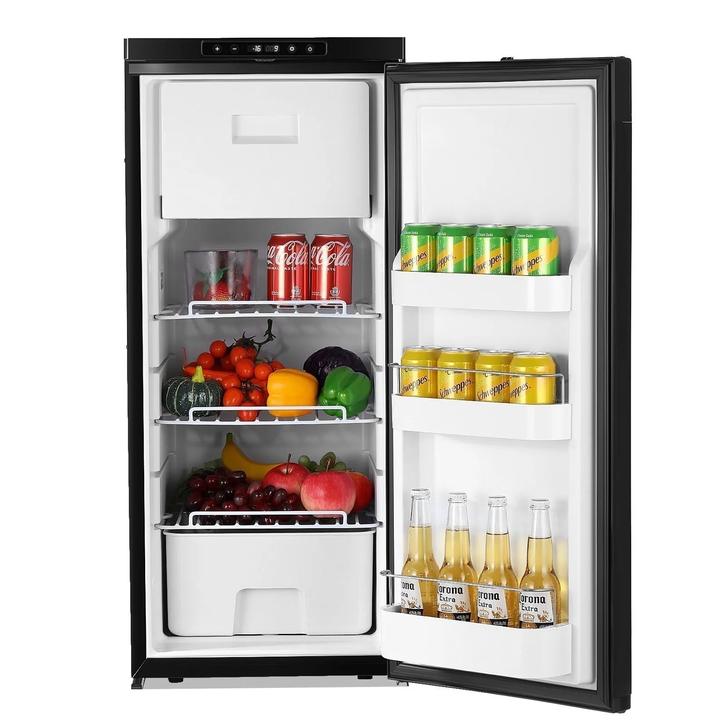 95QT /90L Car Fridge Freezer Portable Refrigerator Camping Truck APP Control NEW