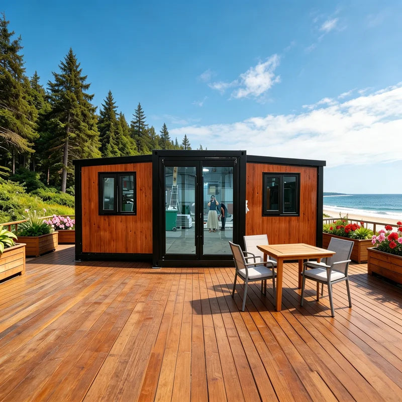 Mini Homes To Live In Luxury Prefabricated House Stackable Foldable Container House Site Foldable Home