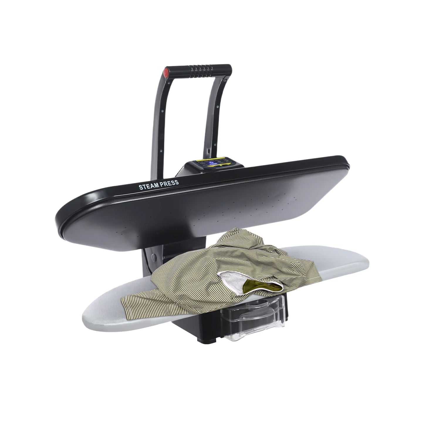 1600W Intelligent Ironing Machine Digital Steam Press, Steaming Iron Touchscreen with Multiple Fabric Settings and Steam Burst