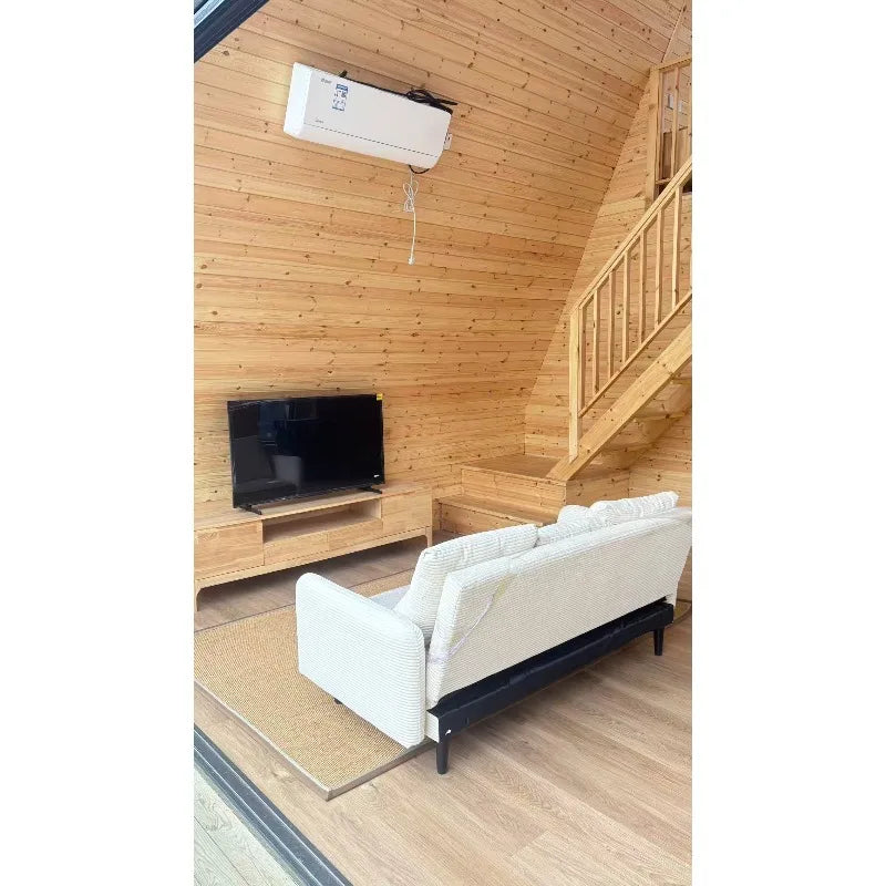 Modern Prefabricated House Triangle Structure Advanced Assembled House Rigid Stable Frame Reliable Long Term Dwelling