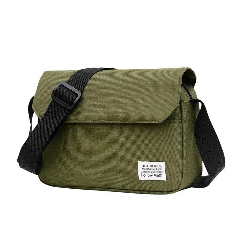 ''Modern Inspired'' Men's Bag, Flip Cover Solid Color Messenger Bag, Casual Crossbody Bag, Minimalist Men Shoulder Bag Purses