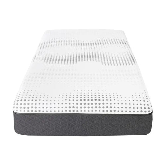12" Twin Gel-Infused Memory Foam Hybrid Mattress with Plush Foam and Pocket Coils, Comfortable Sleep Mattress in a Box