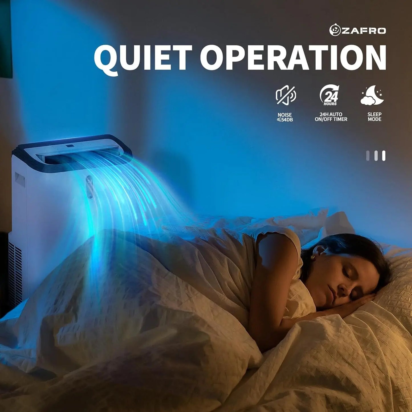 12,000 BTU Portable Air Conditioners with Remote Control for Cooling 550 Sq. Ft