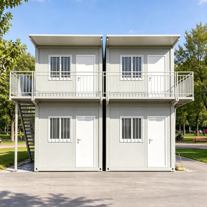 Customized Folding Container House 3 Bedroom Layout Prefabricated Modular Container Home For Family Living