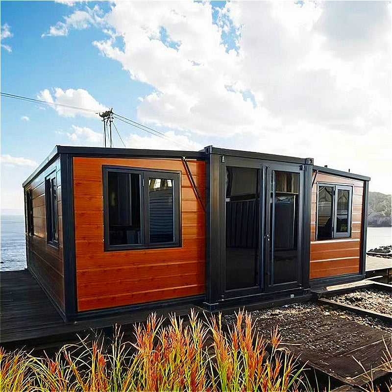 Luxury Folding Prefabricated House 20ft 30ft 40ft Mobile Tiny Home 2 3 4 Bedrooms Modular Prefab Expandable Container House Sale