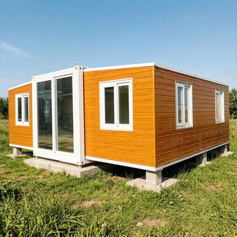Luxury Tiny Home Expandable Container Houses Garden Greenhouses Mobile Portable House Modern Steel Structure Frame Folding Room