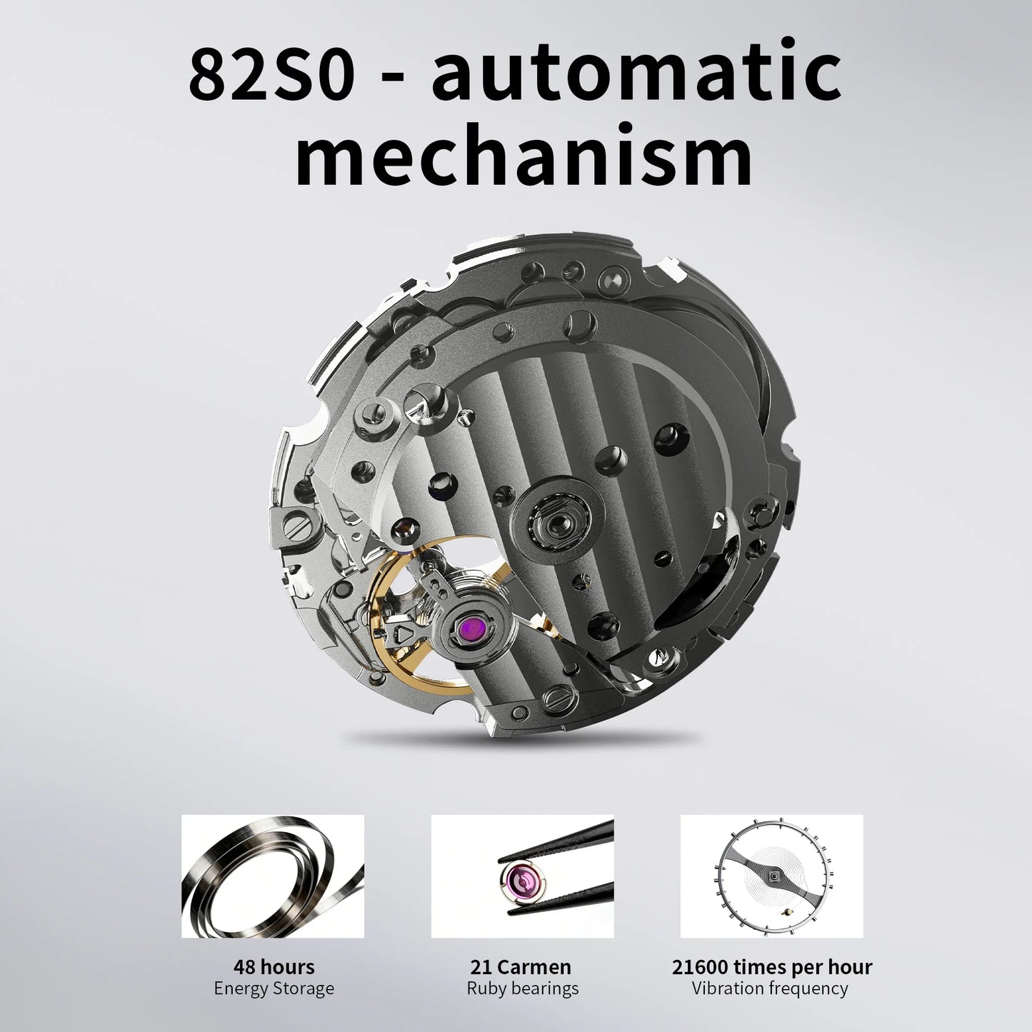 TSAR BOMBA Men's Automatic Mechanical Watch  Tonneau Shaped Skeleton Wristwatch 50M Water Resistance Sapphire Crystal Gift