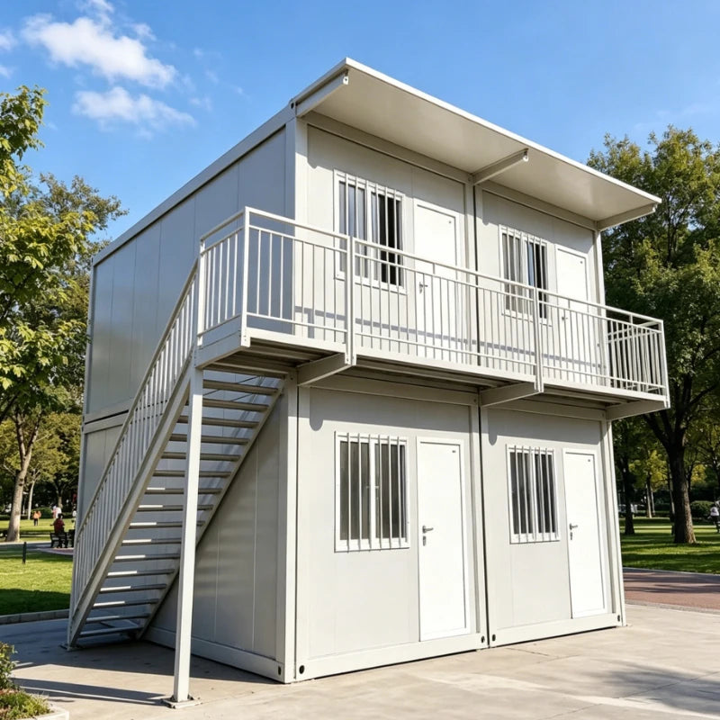 Customized Folding Container House 3 Bedroom Layout Prefabricated Modular Container Home For Family Living