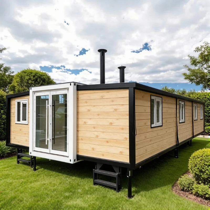 Luxury Tiny Home Expandable Container Houses Garden Greenhouses Mobile Portable House Modern Steel Structure Frame Folding Room