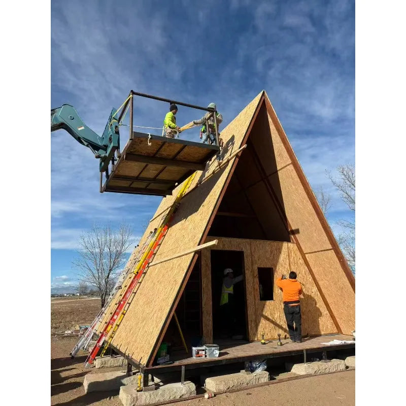 Modern Prefabricated House Triangle Structure Advanced Assembled House Rigid Stable Frame Reliable Long Term Dwelling