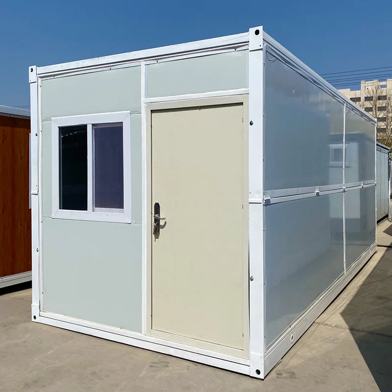 Prefabricated Mobile Tiny Home Wooden Light Steel Roof 2-5 Bedroom 20ft/40ft Folding Expandable Container House Living Room