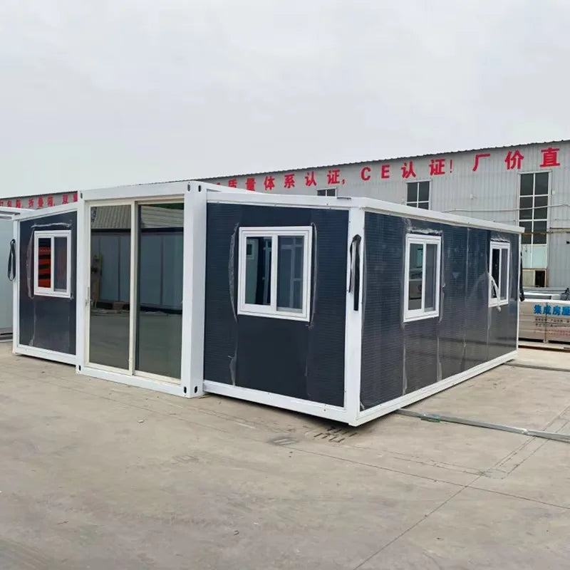 Customized Prefabricated House In Foldable Container Layout For Campsites RV Parks And Glamping Resorts