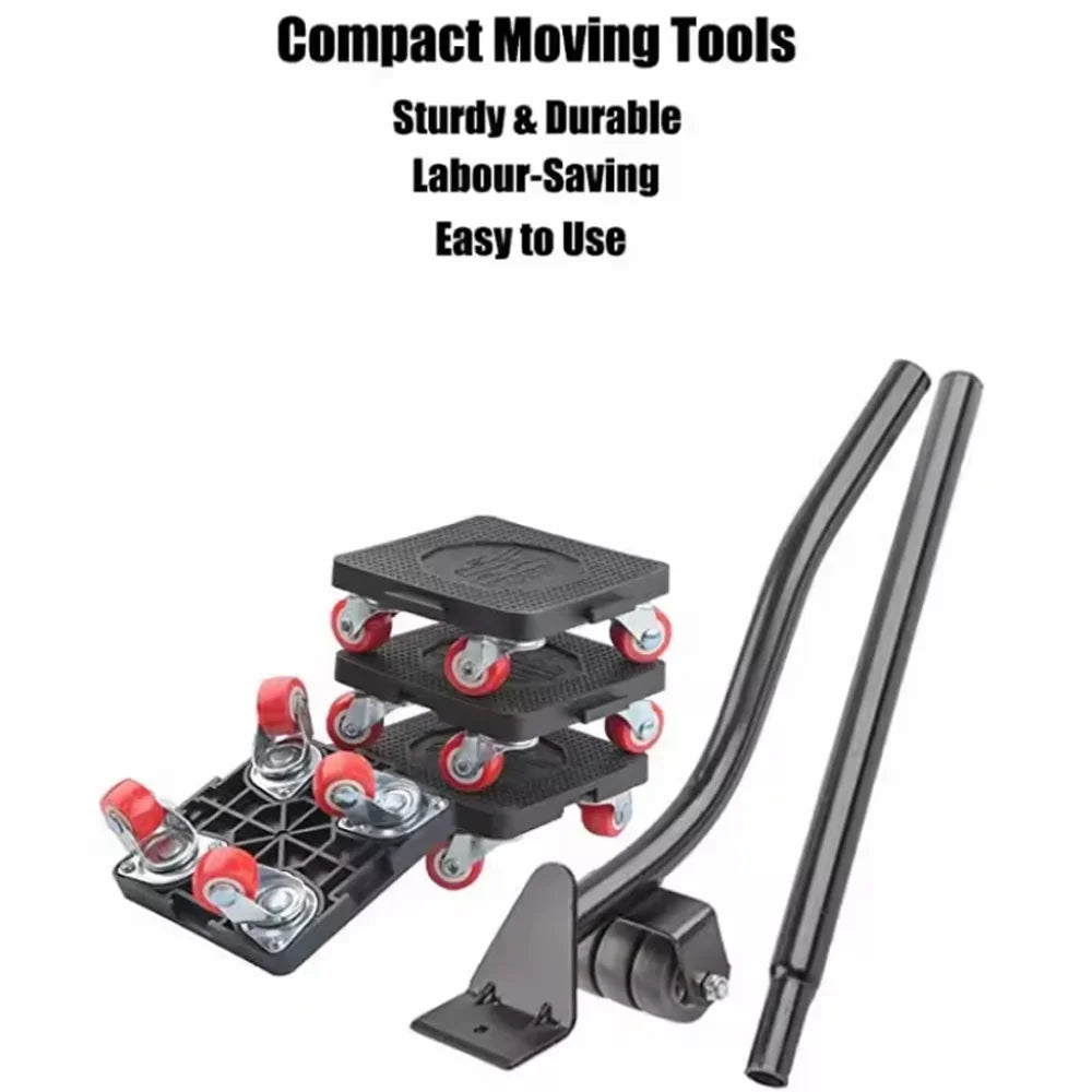 Home Furniture Appliance Moving Tool with 360° Wheels for Sofa Refrigerator Bed Carpet Easy Relocation and Transport Lifter