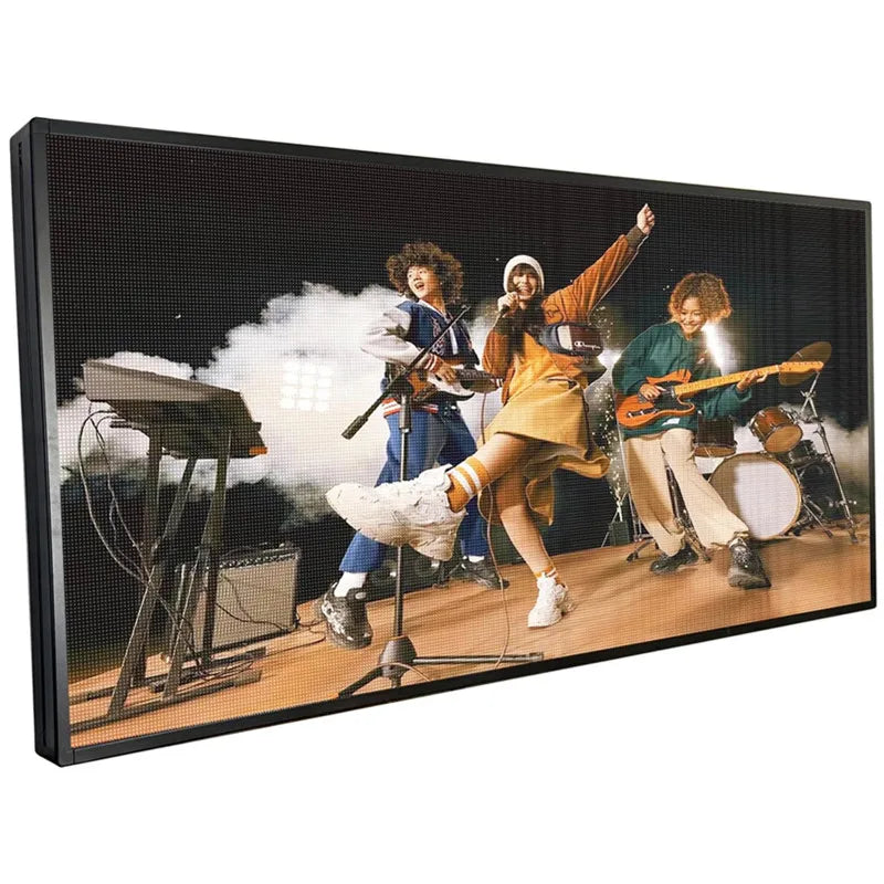 P5 Outdoor LED Display 65x34 inch Programmable Digital Sign IP45 Waterproof High Brightness Full Color WiFi USB Control Business