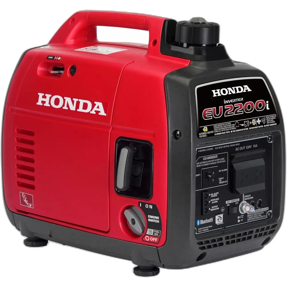 EU2200i 2200 Watt Inverter Generator, Super Quiet 120V Gas Powered Portable Generator or Camping or Home Backup Power Supply, Up