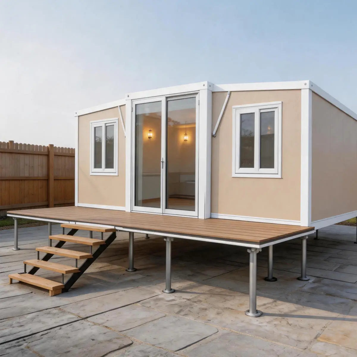 Factory Foldable Container House Modular House Mobile Home Office Dormitory Tiny Luxury Holiday Villa Container House
