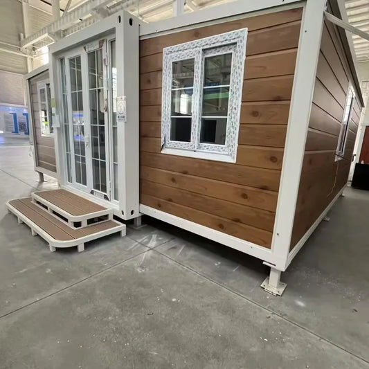 40Ft 20Ft Mobile Tiny House Expandable Container House Villa Extendable Prefab Tiny Home Foldable Modular Container Cafe House