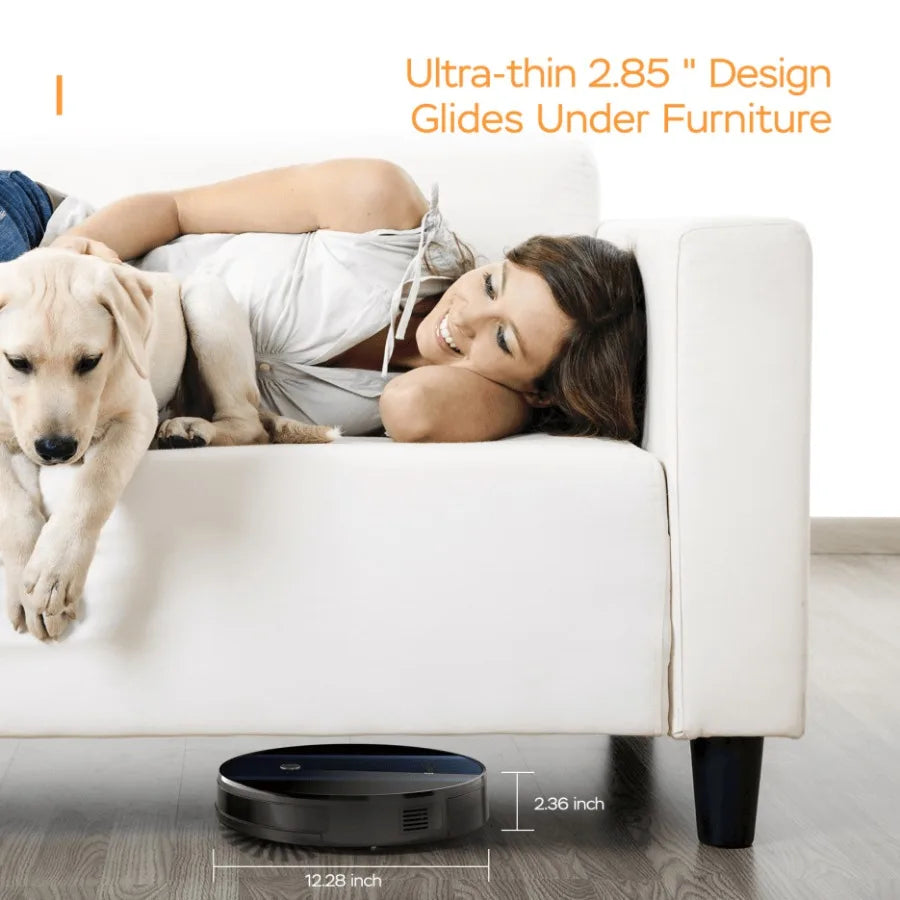 Robot Vacuum Cleaner with Powerful Suction and Mopping 3-in-1 Vacuum/Sweep/Mop LDS Navigation Automatic Charging Wi-Fi App Cont
