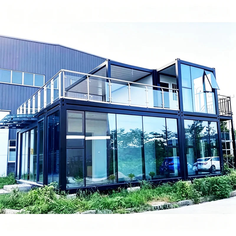 Mini Homes To Live In Luxury Prefabricated House Stackable Foldable Container House Site Foldable Home