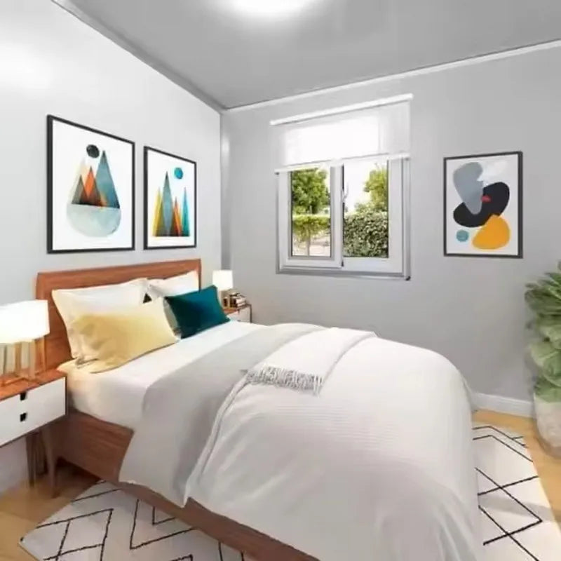 Pre-Fabricated 20ft  40FT Steel Sun Room Can Free Expansion Container House with 2 Bedroom