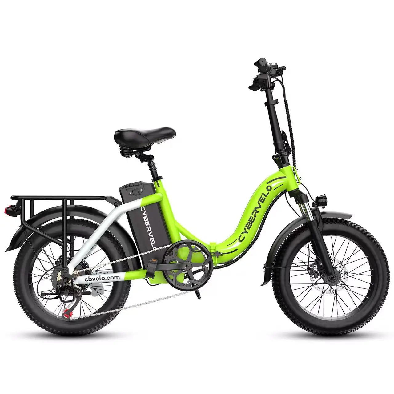 20" Step-Thru foldable e-bike for adults, 1000W Peak motor, 48V 20AH removable battery, 7-Speed shift 80miles Long Range Mars700