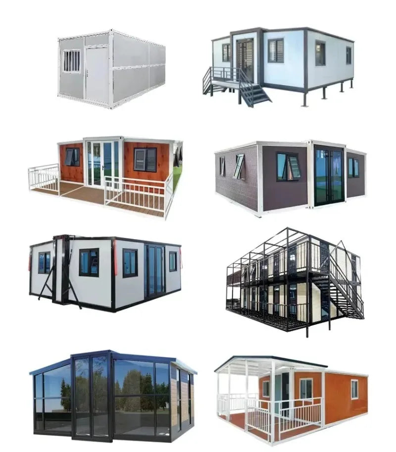 Foldable Tiny Home 20Ft Single Unit Waterproof Insulated Airbnb Homestay Backyard Guest Suite Quick DIY Assembly Wind Resistant