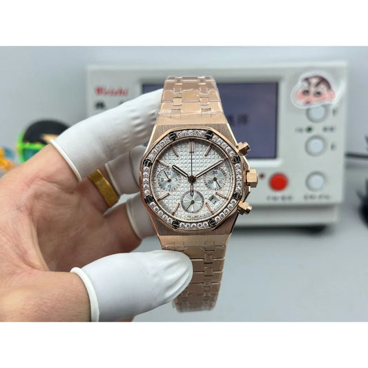 New A+ Top-Tier Reissue Watch Rose Gold Chronograph Men's Watch