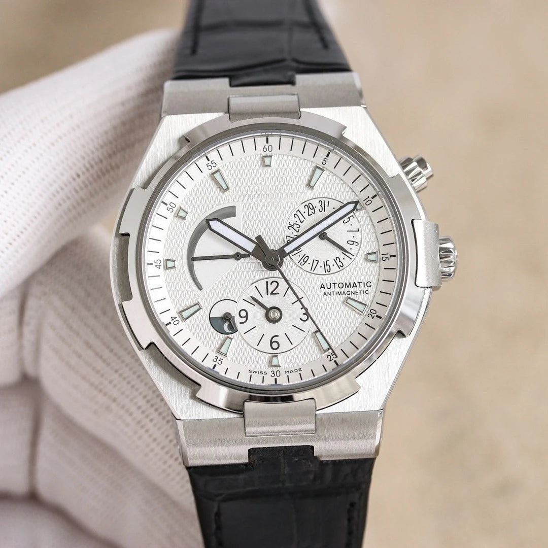 VC Top Brand Reissue Watch with Versatile Case and Moon Phase Design for Men