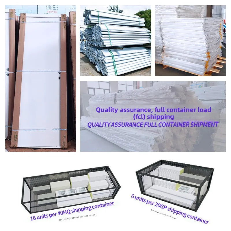 Factory Direct 20FT Combined Modular Container Villa, Prefabricated Movable Container Home, Custom  Residential House for Export