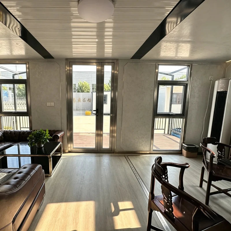 Luxury Expandable Container Home Durable Prefab House With Sound Insulation For Quiet Villa Hotel And Living