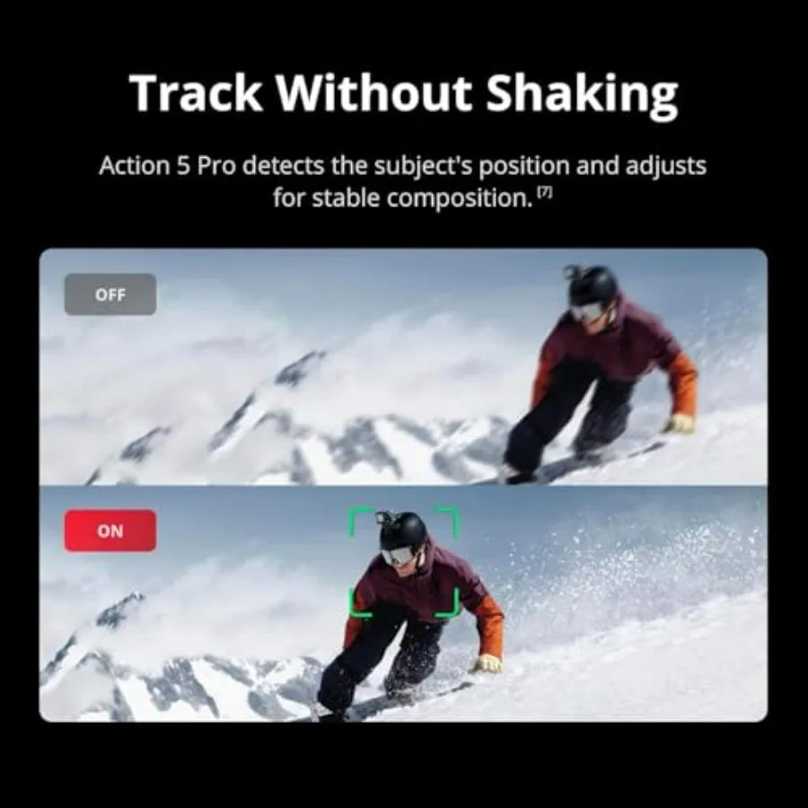 Osmo Action 5 Pro Adventure Combo with 64GB microSDXC Card - Waterproof Action Camera with 1/1.3 Sensor 4K/120fps Video Ideal f
