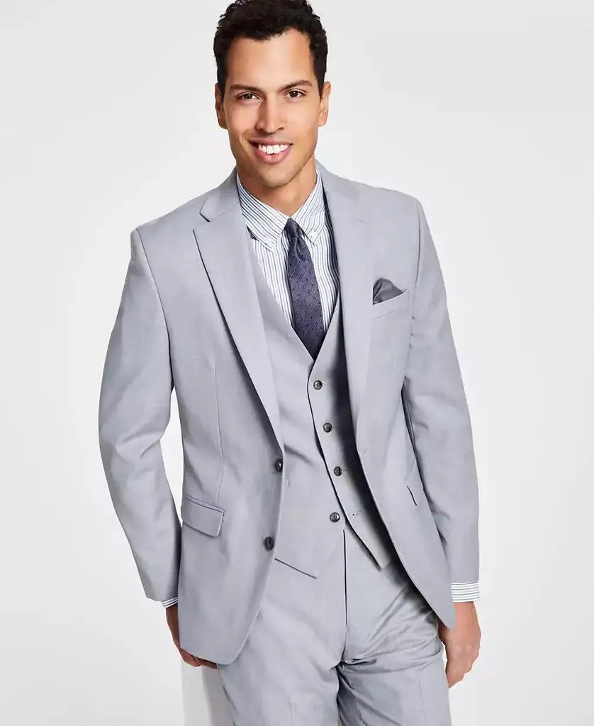 Bar III | Men's Slim-Fit Wool Sharkskin Suit Jacket, Created for Macy's