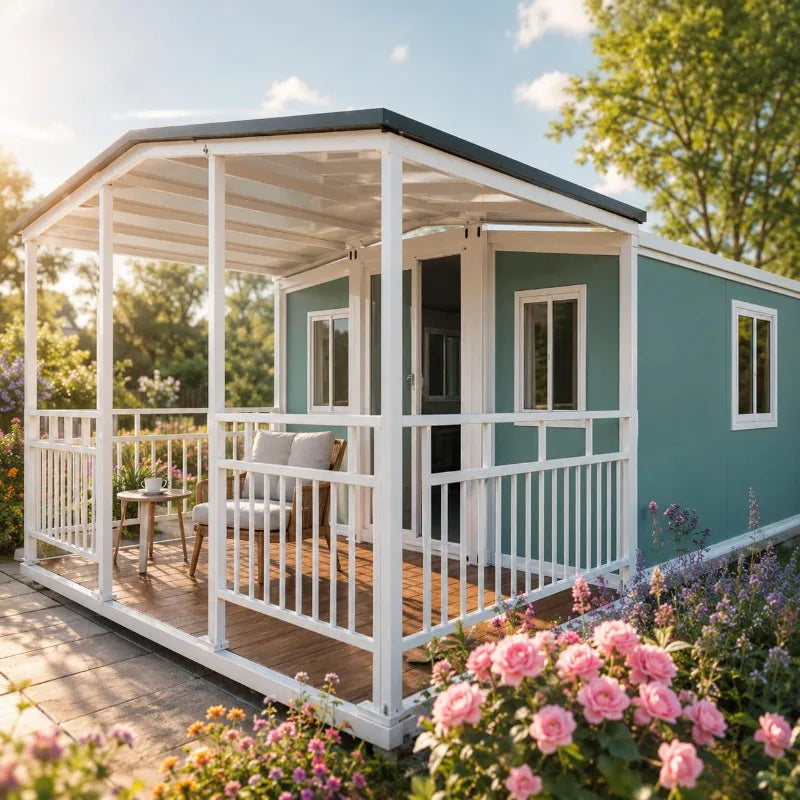 Folding Portable Home Container Prefabricated Unit for Site Camp Worker Housing and Guest Room Customized