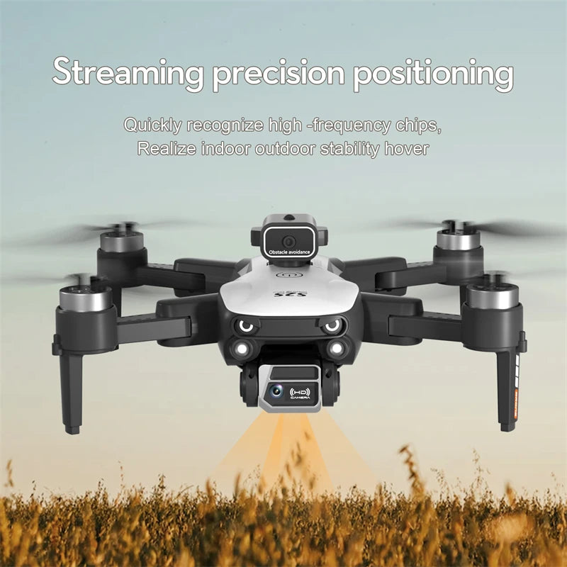 Obstacle Avoidance Brushless Aerial Photography Drone 6K HD Camera Foldable RC UAV 4K WIFI Kid Gift Quadcopter Toys Helicopter