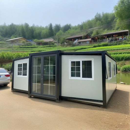Pre-Fabricated 20ft  40FT Steel Sun Room Can Free Expansion Container House with 2 Bedroom