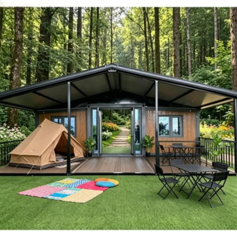 Factory Customizable Size 10Ft 20 FT 30 Feet 40 Foot Folding Expandable Home Prefab Modular House for Tiny Villa Office
