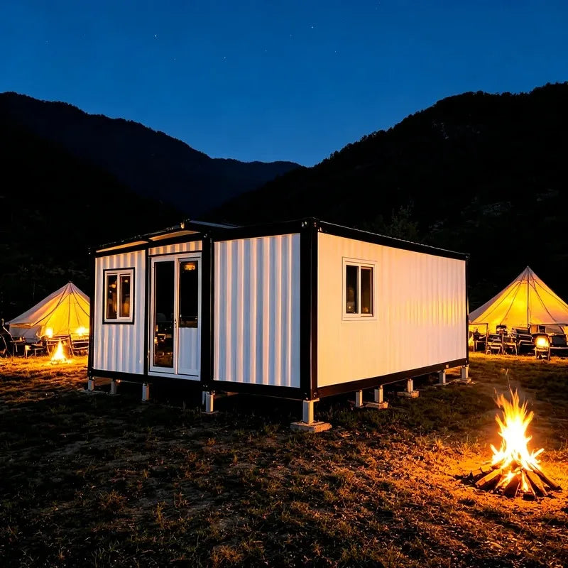 Customized Modular Portable Prefab Home: Lightweight & Stackable for Off-Grid Living Stackable Foldable Container House