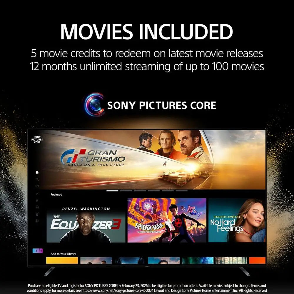 75 Inch Mini LED QLED 4K Ultra HD TV BRAVIA 7 Smart TV with Dolby Vision HDR and Exclusive eatures or 5 (K-75XR70)