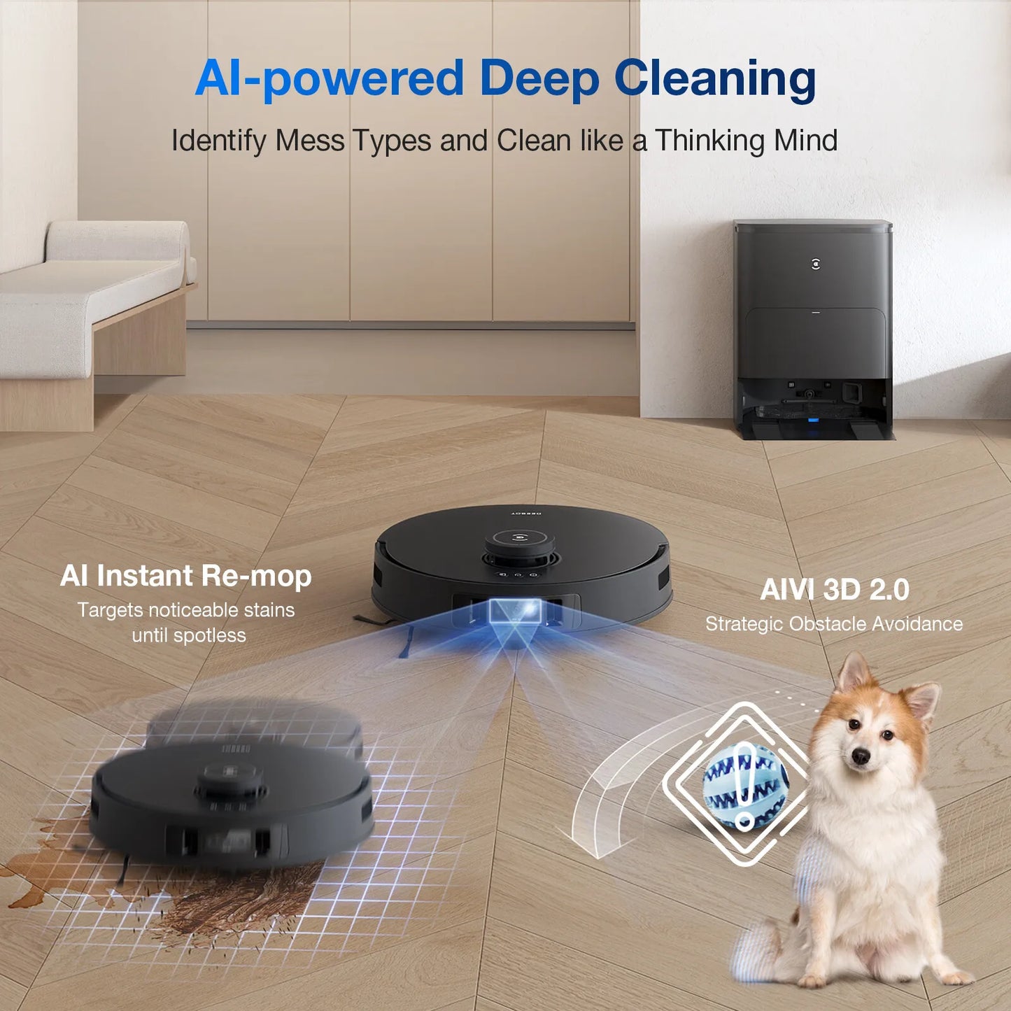 T30S Pro robot vacuum cleaner and mop 11000Pa 10 in 1