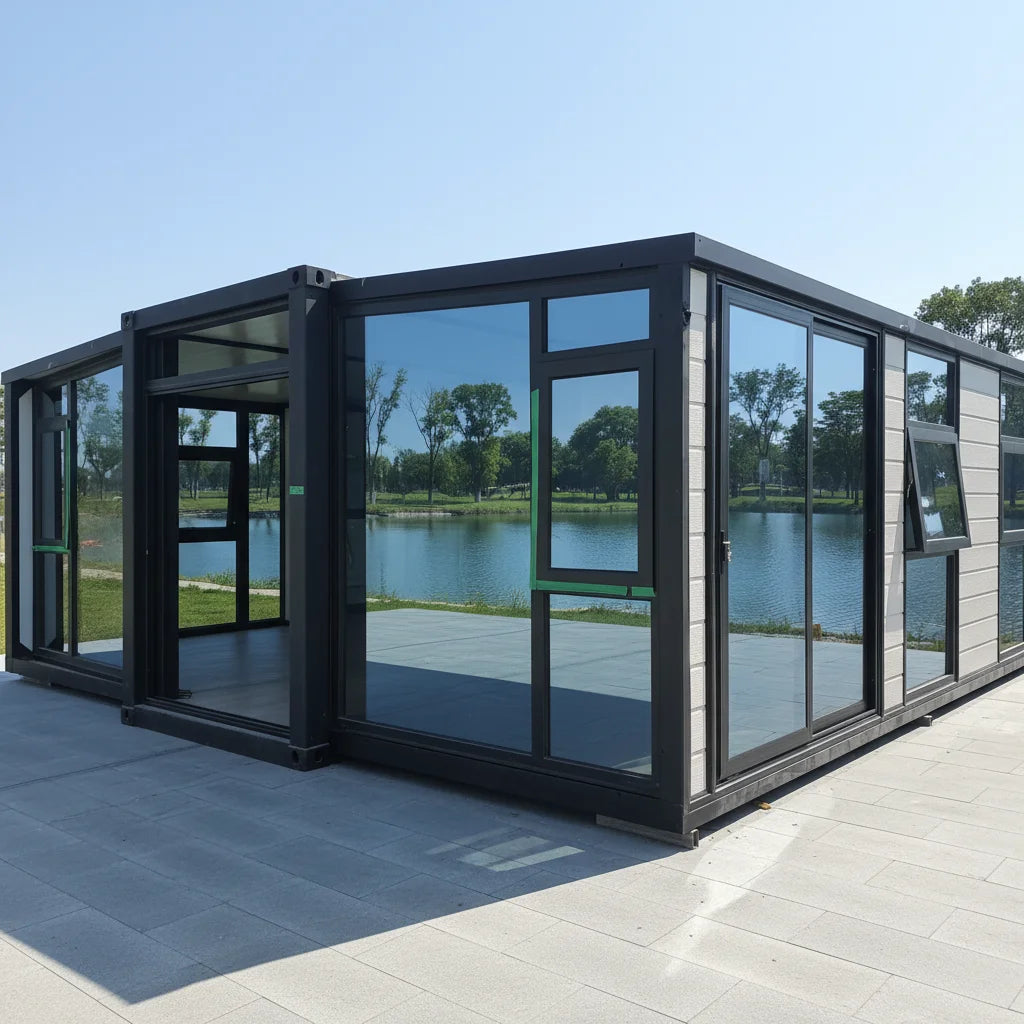Commercial Grade Outdoor Leisure Life Container House Tiny Homes Modular Container Modular Prefab Aluminium Heavy Duty Building