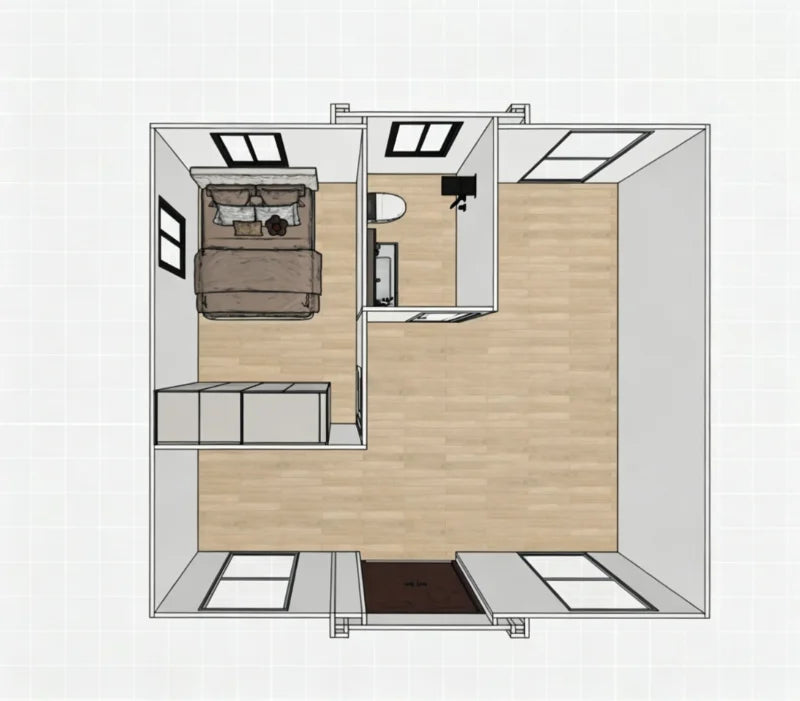 Factory Foldable Container House Modular House Mobile Home Office Dormitory Tiny Luxury Holiday Villa Container House