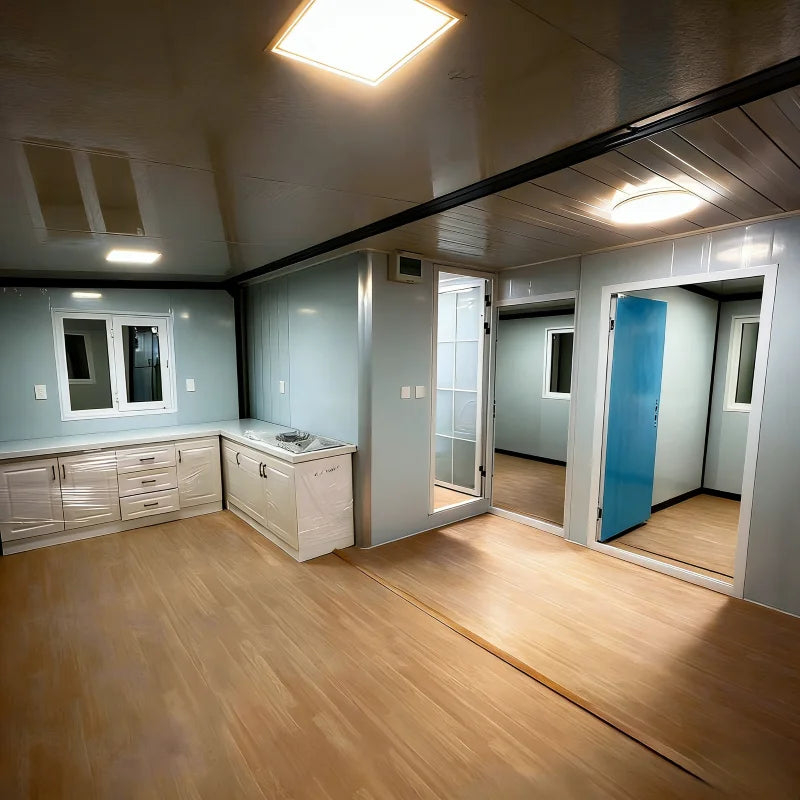Luxury Expandable Container Home Durable Prefab House With Sound Insulation For Quiet Villa Hotel And Living