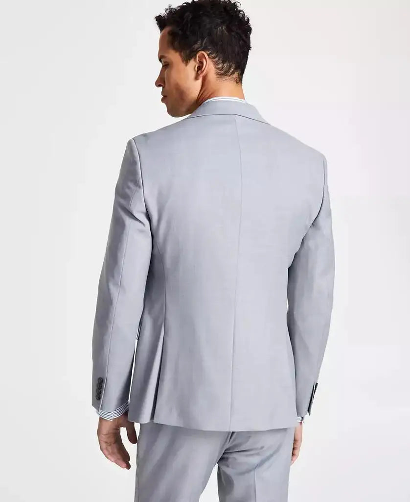 Bar III | Men's Slim-Fit Wool Sharkskin Suit Jacket, Created for Macy's