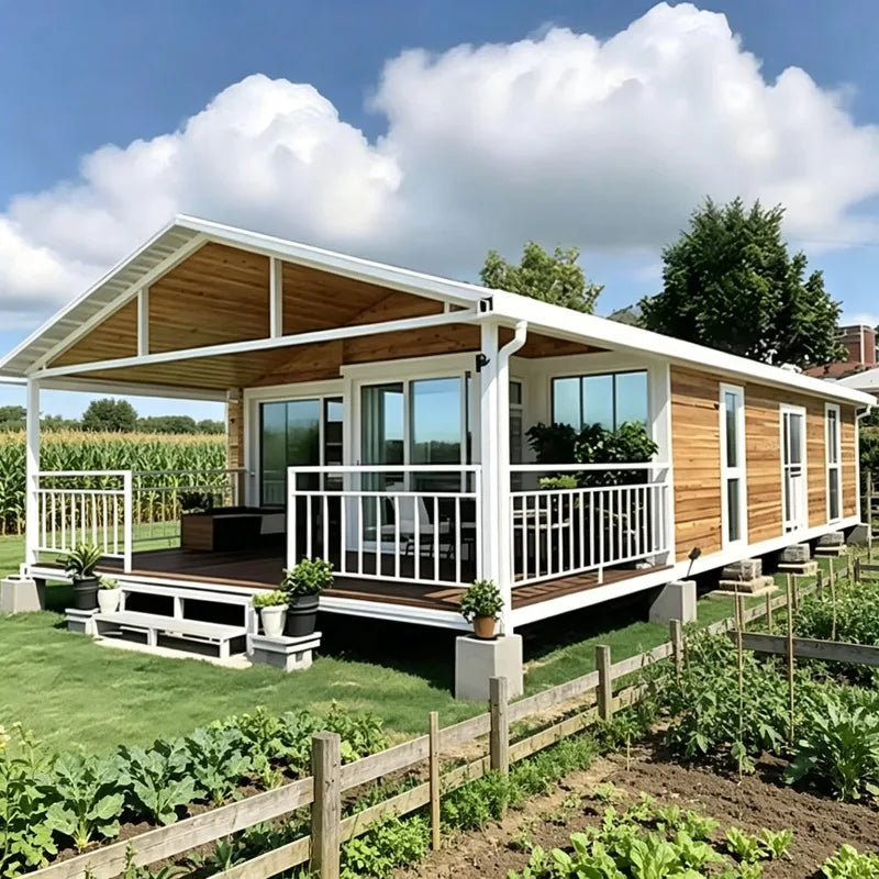 Customized 40Ft 3 Bedrooms Luxury Expandable Container House, Modern Steel Folding Tiny Home