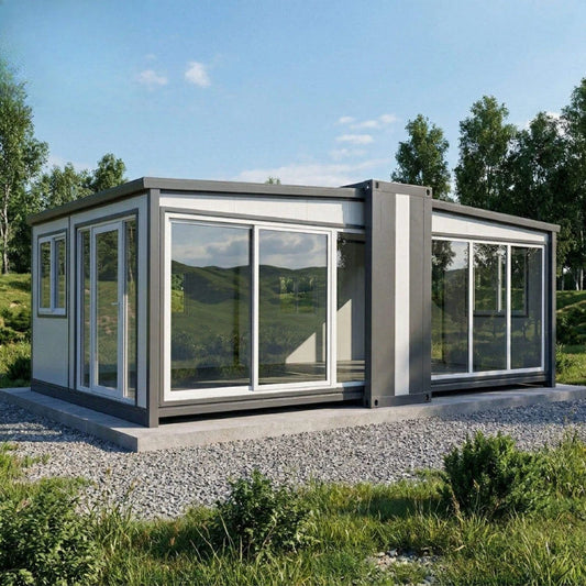 Customized Folding Prefabricated Modular House Expandable Portable Container Home For Quick Housing Setup  Worker Accommodation