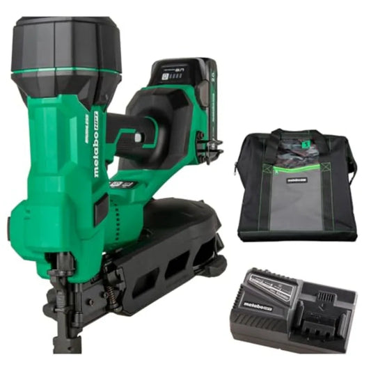 18V MultiVolt Brushless Cordless Coil Roofing Nailer Kit 1-3/4" Coil Roofing Nailer with Power Tool 2.0Ah Lithium Io