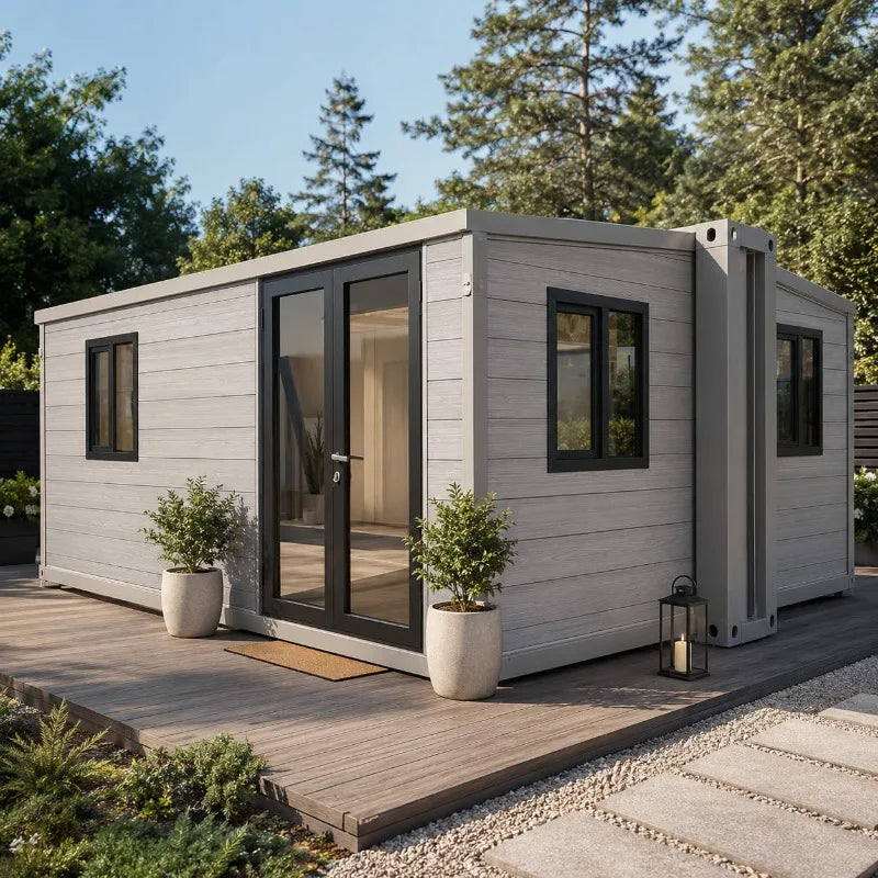 Folding Portable Home Container Prefabricated Unit for Site Camp Worker Housing and Guest Room Customized