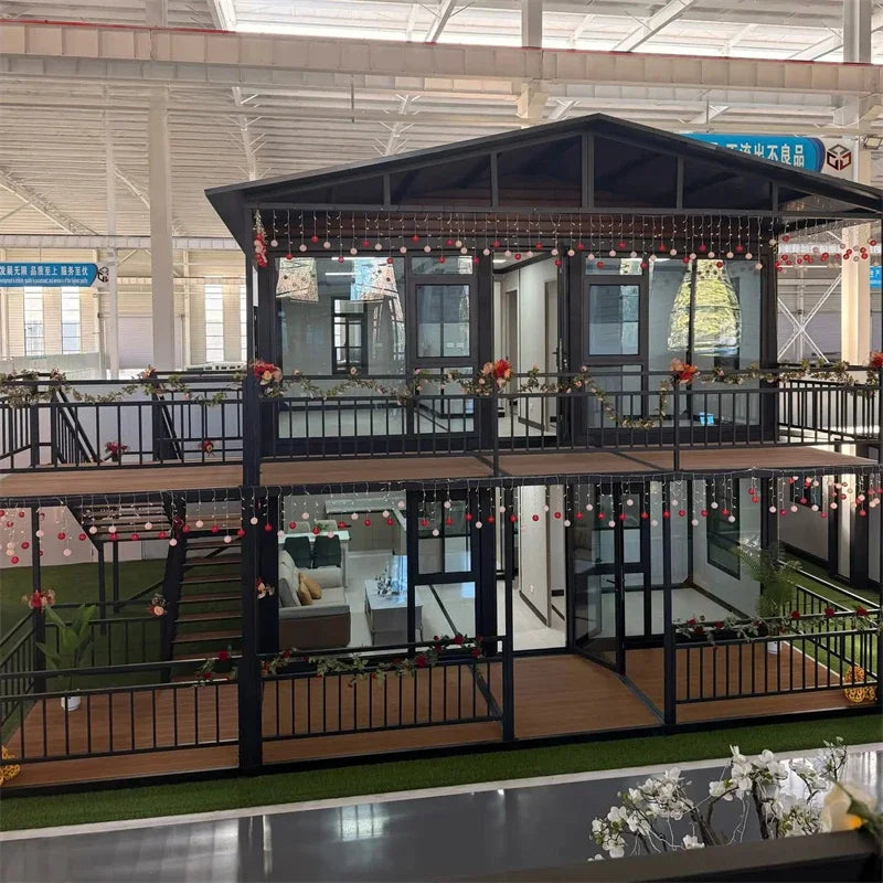Wholesale Prefab Tiny House Prefab Mobile Expandable Container House 40 Ft 20Ft Luxury Villa For Sale Portable Home 2 3 Bedrooms