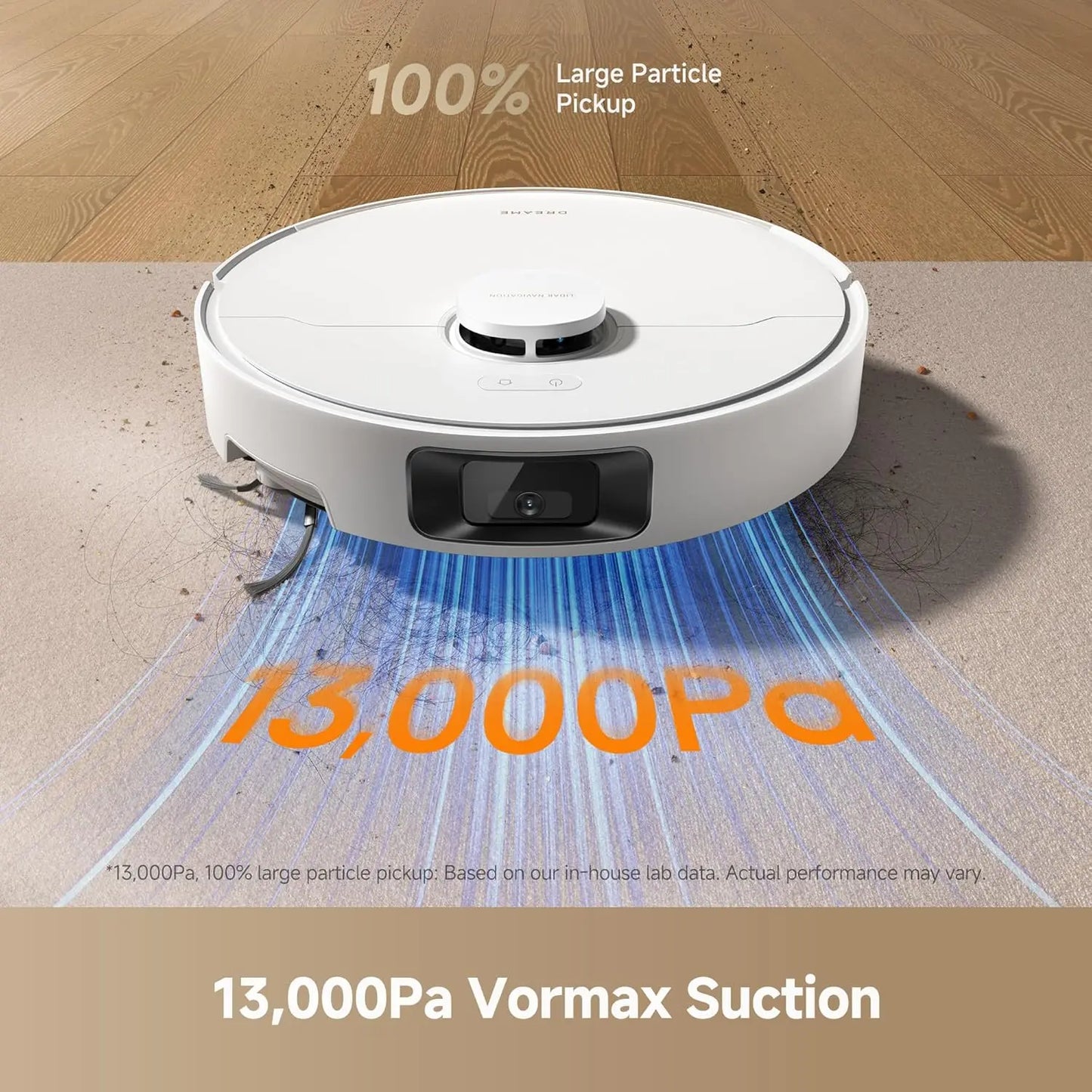 Pro Plus Robot Vacuum, 13,000Pa Suction, Self-Emptying, LDS Navigation, Vacuum Mop for Hard Floors & Carpets